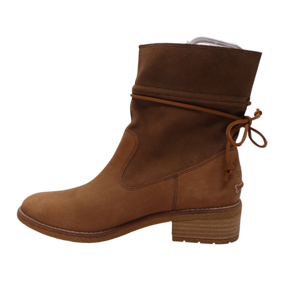 Sperry Maya Ronan Brown Leather Boho‎ Ankle Boots Womens 8.5 View 3